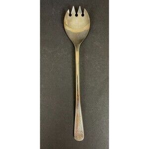 W.A. ITALY Silverplated Salad Fork 9.25 Inch Vintage